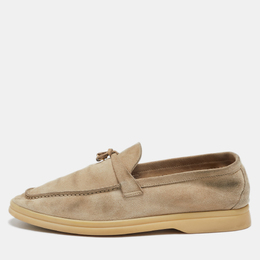 Loro Piana: Бежевые лоферы 