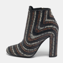 Salvatore Ferragamo: Многоцветные ботинки 