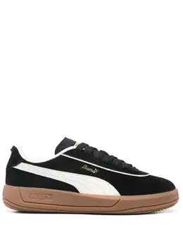 PUMA: Чёрные кроссовки 