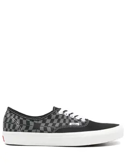 Vans: Чёрные кроссовки  Authentic