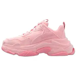 Balenciaga: Розовые кроссовки  Triple S