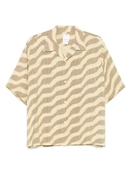 visvim: Бежевая рубашка 