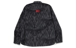 A BATHING APE: Синяя рубашка 