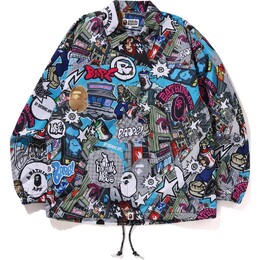 A BATHING APE: Многоцветная куртка 