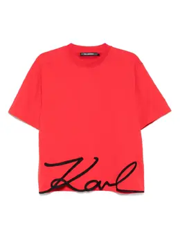 Karl Lagerfeld: Красная футболка  Signature