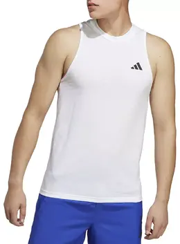 Adidas: Белая майка  Essentials