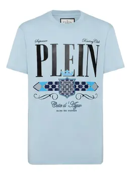 Philipp Plein: Голубая футболка 