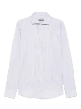 Canali: Рубашка в полоску 