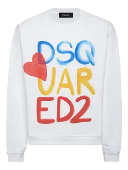 DSQUARED2: Свитшот с принтом 