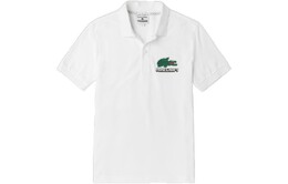 Lacoste: Розовая рубашка 