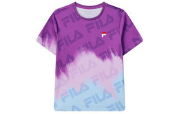 Fila: Фиолетовая футболка 