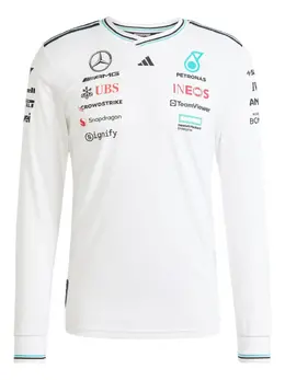 adidas: Белая футболка  X