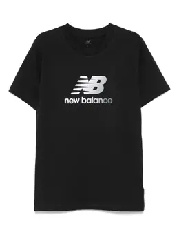 New Balance: Чёрная футболка 