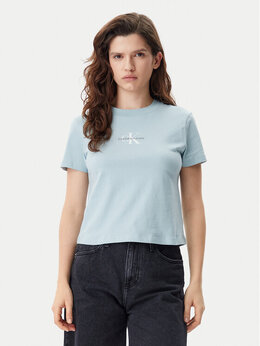 Calvin Klein Jeans: Синяя футболка 
