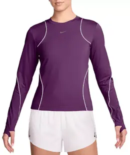 Nike: Футболка  Running с длинным рукавом