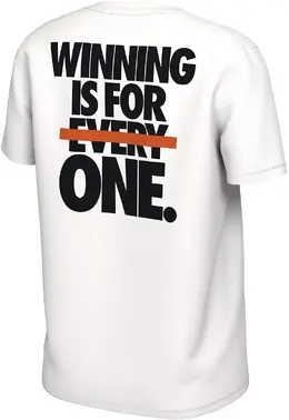 Nike: Белая футболка 