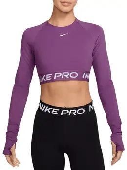 Nike: Короткая футболка  Dri FIT