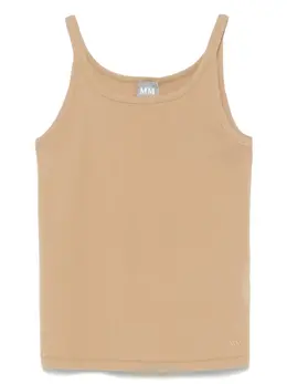 Max Mara: Коричневый топ 