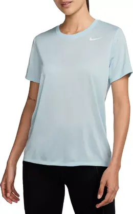 Nike: Голубая футболка  Dri FIT