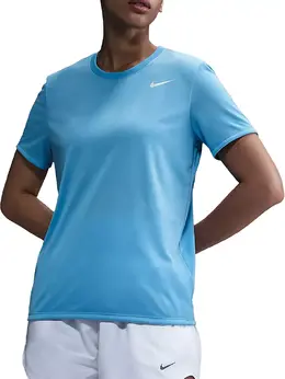 Nike: Голубая футболка  Dri FIT