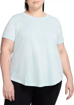 Nike: Голубая футболка  Dri FIT