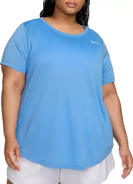 Nike: Голубая футболка  Dri FIT