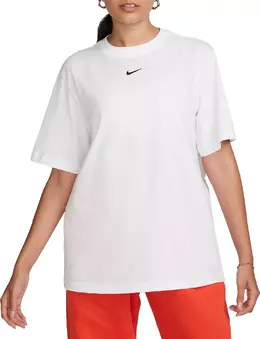 Nike: Белая футболка  Sportswear Essential
