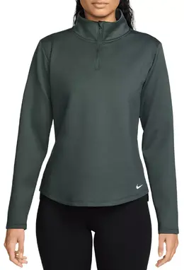 Nike: Футболка  Therma на молнии