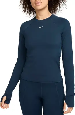 Nike: Синяя футболка  Dri FIT