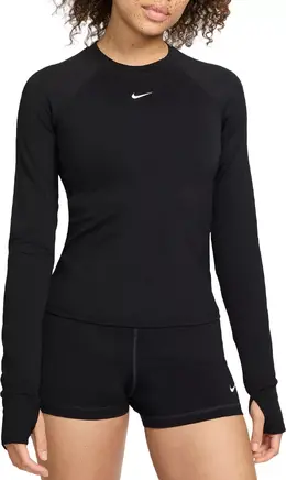 Nike: Футболка  Dri FIT с длинным рукавом