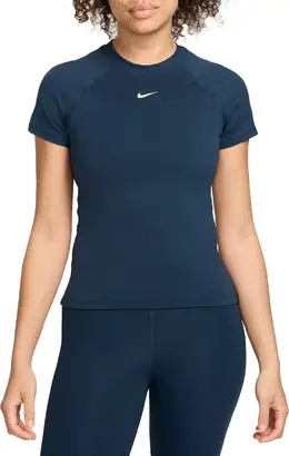 Nike: Синяя футболка  Dri FIT
