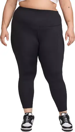 Nike: Чёрные легинсы 