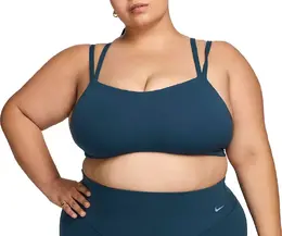 Nike: Синий бюстгальтер 