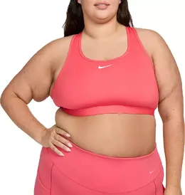 Nike: Розовый бюстгальтер  Swoosh