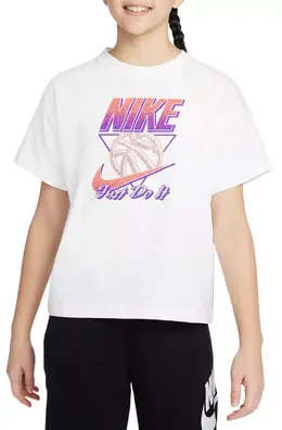 Nike: Белая футболка  Sportswear