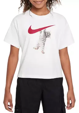 Nike: Белая футболка  Sportswear