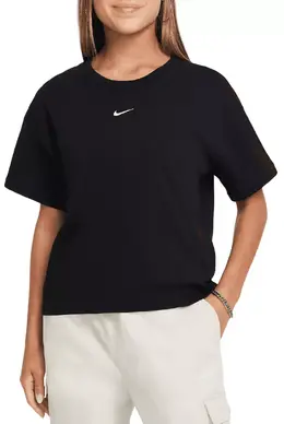 Nike: Чёрная футболка  Sportswear Essential