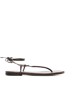 Gianvito Rossi: Коричневые сандалии 