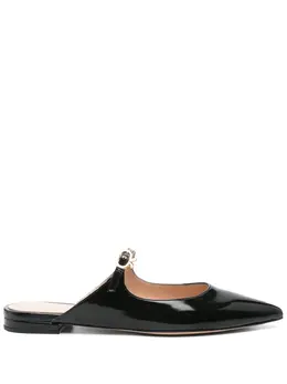 Gianvito Rossi: Чёрные сабо 