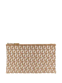 FENDI: Бежевый клатч 