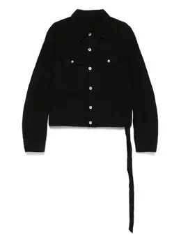 Rick Owens DRKSHDW: Чёрная куртка 