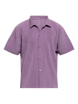 Homme Plissé Issey Miyake: Фиолетовая рубашка 