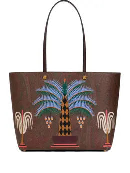ETRO: Коричневая сумка-шоппер 