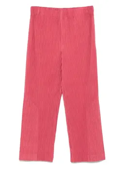 Homme Plissé Issey Miyake: Розовые брюки 
