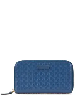Gucci Pre-Owned: Голубой кошелёк 