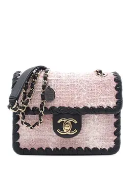 CHANEL Pre-Owned: Розовая сумка через плечо 