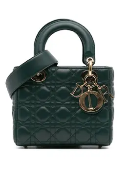 Christian Dior Pre-Owned: Зелёная сумка 