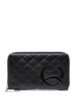 CHANEL Pre-Owned: Чёрный кошелёк 
