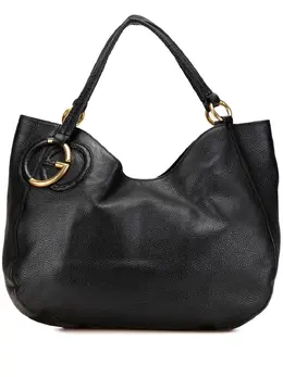 Gucci Pre-Owned: Чёрная сумка-шоппер 