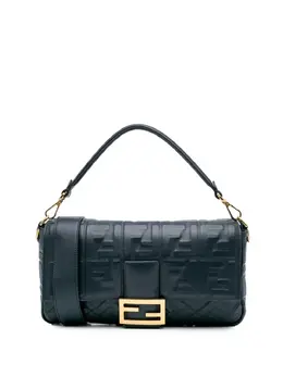 Fendi Pre-Owned: Голубая сумка 